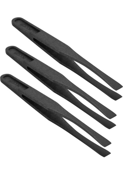 115MM Uzun Düz Uçlu Siyah Plastik Anti-Statik Cımbız 3 Adet (Yurt Dışından) fiyatları