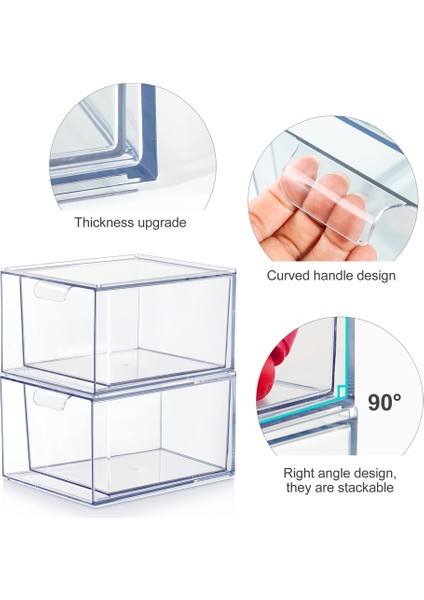 2 Adet K Kupası Düzenleyici Kahve Pod Saklama Kabı Yığılabilir Çekmeceler Krema Şeker Kahve Barı Düzenleyici (Yurt Dışından) fırsatları