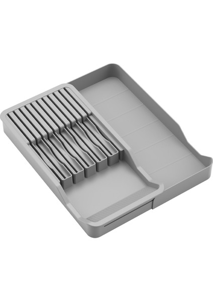 Bıçak Tutucu, Çekmecede Bıçak Bloğu Tutucu Genişletilebilir Çatal Bıçak Tepsisi Mutfak Çekmecesi Düzenleyici Eklentisi - 11 Bıçak Tutar (Yurt Dışından)