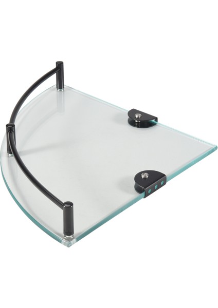 Banyo Rafları, Banyo Cam Köşe Rafı Duvara Monte, Duş Jeli/sabun Saklamak Için Temperli Cam Raf-A (Yurt Dışından) modelleri