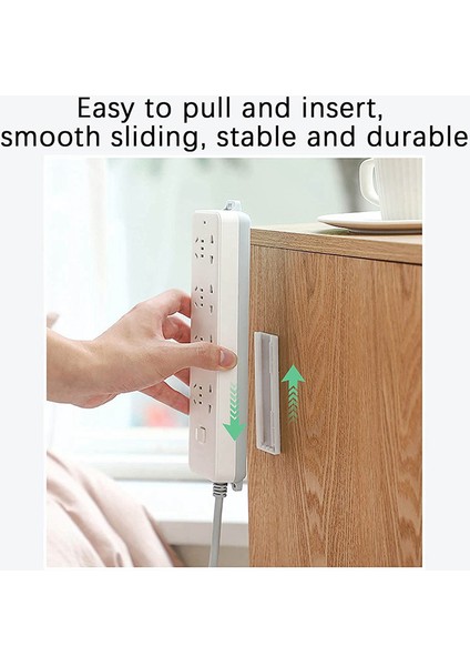 Yapıştırıcı Delme Gerektirmeyen Soket Tutucu, Duvara Monte Fiş Sabitleyici, Yönlendirici Mutfak Ev ve Ofis Için (Yurt Dışından) modelleri