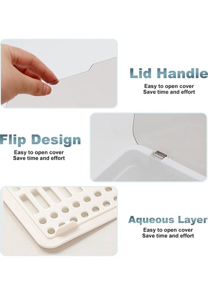 Kapaklı Çatal Bıçak Tepsisi, Kapaklı Alet Saklama Plastik Çatal Bıçak Tepsisi, Çatal Bıçak Çekmecesi Düzenleyici Alet Saklama Kabıd (Yurt Dışından) fiyatları