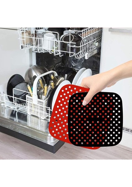 Silikon Mat Mutfak Aksesuarları Hava Fritözü Yapışmaz Pişirme Matı Pasta Aletleri Aksesuarları Pişirme Kapları Yağ Matları,a (Yurt Dışından) fırsatları