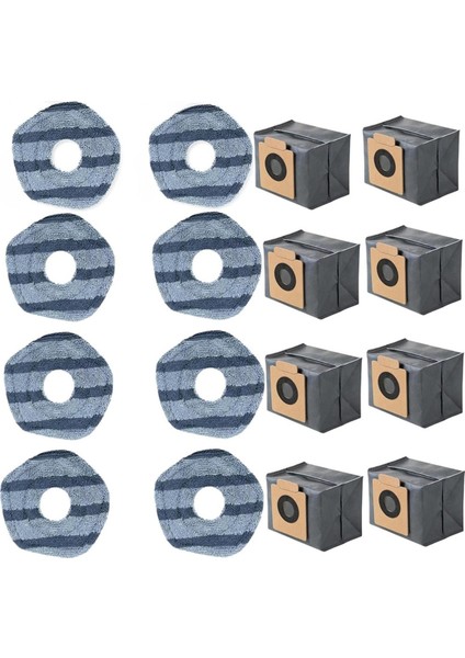 Eufy X10 Pro Omni Robot Süpürge Aksesuarları Paspas Pedleri Toz Torbaları (Yurt Dışından)