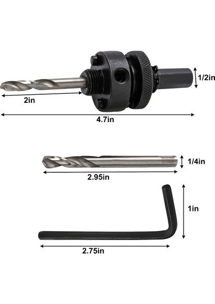 6 İNÇ/152MM Delik Testere Ağır Hizmet Tipi Bi-Metal Hss Delik Testereleri, Korniş Levhaları, Kontrplak, Demir Tahtası, Akrilik Için (Yurt Dışından)