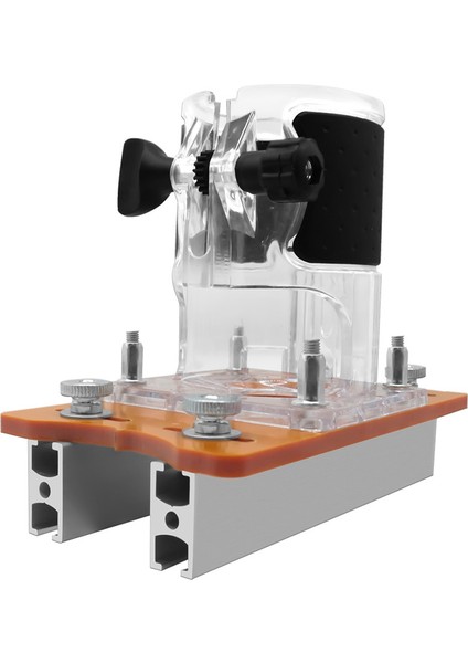 2'si 1 Arada Görünmez Bağlantı Elemanı Yerleştirme Braketi, Ağaç Işleme Yönlendirici Tabanı, Düzeltici Tabanı, Dolap Dolabı Için Kanal Açma (Yurt Dışından) indirimleri