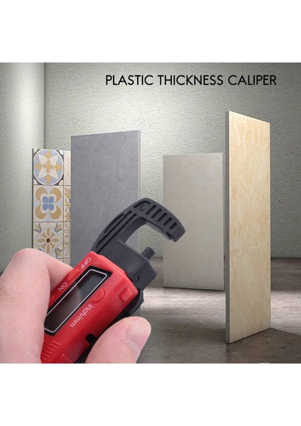 0-12.7mm Plastik Karbon Fiber Kompozitler Dijital Kalınlık Kaliper Mikrometre Ölçer (Yurt Dışından)