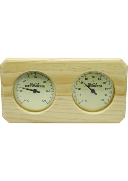 Sauna Termometresi Fahrenheit Higrometre Ölçer 2'si 1 Arada Kapalı Ev Sauna Termostatı, Geleneksel Sauna, Varil Veya Dış Mekan Için (Yurt Dışından)