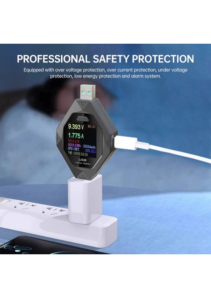 Yeni Çok Fonksiyonlu Voltaj Akım Güç Ölçer Tip-C ve USB 1.44 Inç Hızlı Şarj Güç Algılama Analizörü Test Araçları (Yurt Dışından) fırsatları