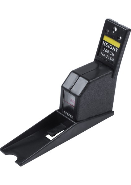 200CM Stadyometre Siyah Duvara Monte Yükseklik Ölçer Büyüme Cetveli cm Metrik Mezura (Yurt Dışından) fiyatları