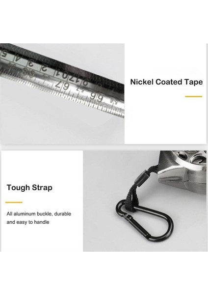 Xuanshı 5m Yüksek Hassasiyetli Ölçüm Aletleri Ev Kalınlaştırıcı Korozyon Önleyici Su Geçirmez Bant Cetvel A4N4 Ölçme ve (Yurt Dışından) fırsatları