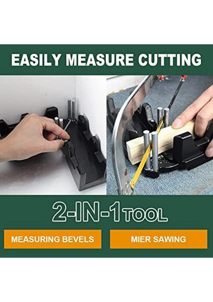 2-In-1 Gönye Ölçme Kesme Aleti Gönye Testere Iletki Gonyometresi Ev Geliştirme Ağaç Işleme Çalışması Için (Yurt Dışından) fırsatları