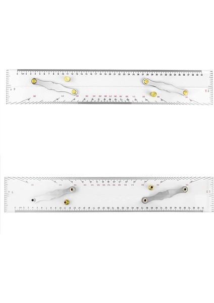 Deniz Paralel Cetveli Şeffaf Teraziler, Çekmek Için Haritalama Noktaları Paralel Cetvel 450MM, Deniz Haritaları Tekne Için Paralel Cetvel (Yurt Dışından) modelleri