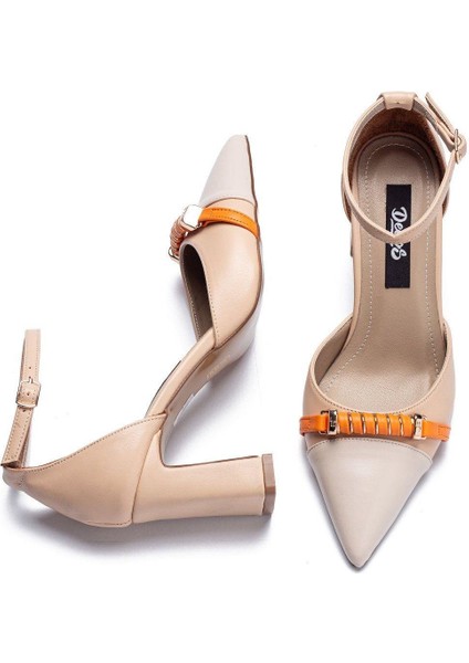 2020 Kadın Stiletto Sivri Burun Bilekten Baglamalı Tokalı Topuklu Ayakkabı fırsatları