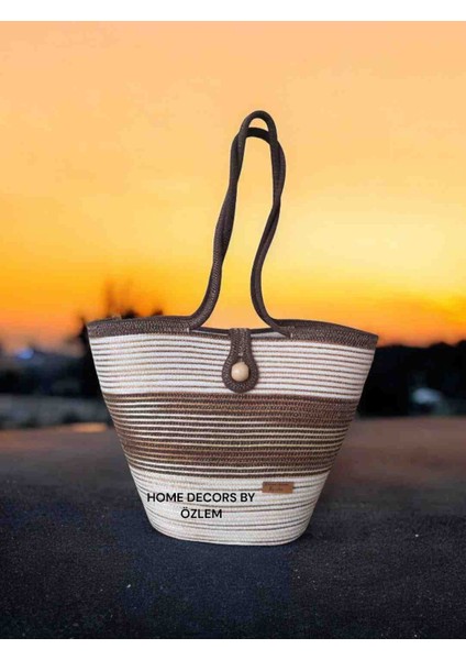 Hasır Omuz Çantası Plaj Çantası Günlük Çanta El Emeği Handmade fiyatları