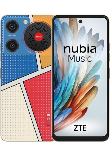 ZTE Music 4+4GB Ram 128GB Popart NFC