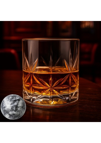 Neptün Seri Küre Granit Mermer Viski Taşı Hediye Kutusunda 1 Adet modelleri