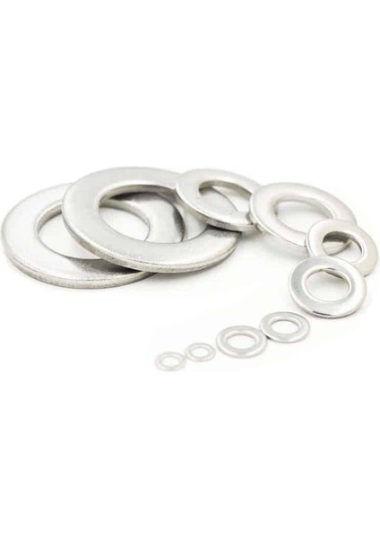 M2 Düz (Rondela) Metrik Pul (Dın 125) x 20 Adet (RF132)