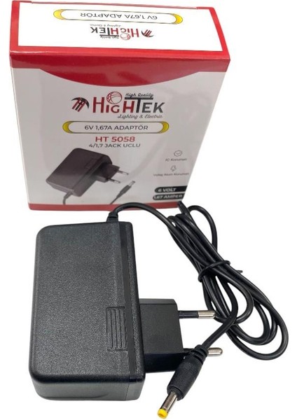 6V 1.67A Tansiyon Şarj Adaptörü - 4x1.7mm Jak Fişli fırsatları