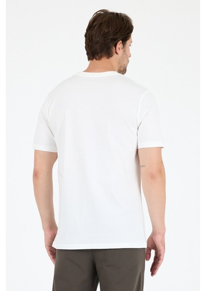 Erkek %100 Pamuk Bisiklet Yaka Kısa Kollu Baskılı T-Shirt Rahat ve Şık Günlük Erkek Tişört 0018 indirimleri