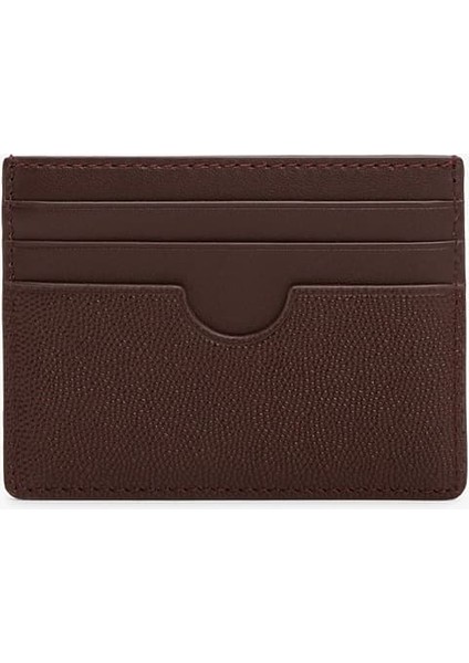 Erkek Dokulu Metal Logolu Kartlık - Kahverengi fiyatları