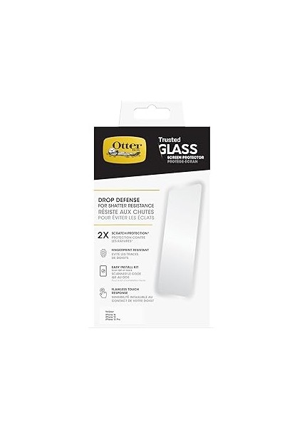 Otterbox Iphone 16E, 14, 13, 13 Pro Güvenilir Cam Ekran Koruyucu, Temperli Cam, Kırılmalara, Çizilm