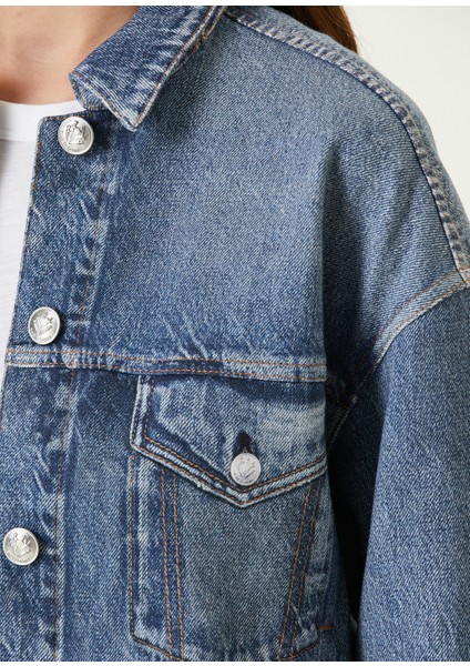 Miramar Mavi Trucker Denim Ceket