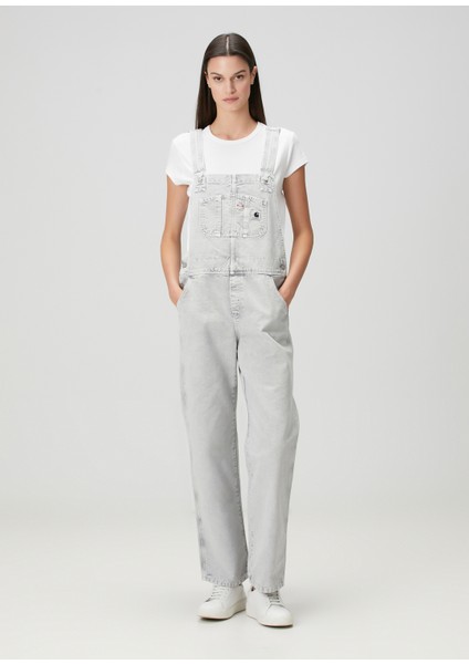 Gri Denim Tulum