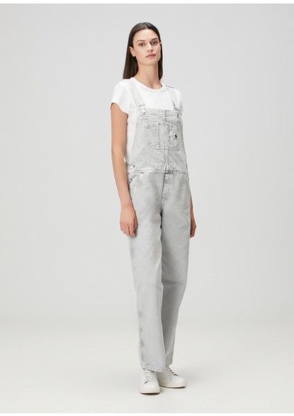 Gri Denim Tulum modelleri