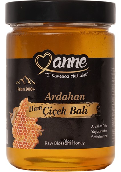 Ardahan Ham Çiçek Balı 850 gr (Yöresel, 2000 Rakım, Ham Bal)