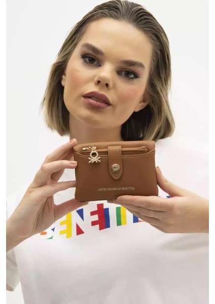 United Colors Of Benetton Kadın Cüzdan Bnt 1246 - Camel
