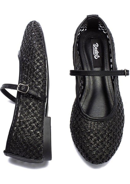 Kadın Hasır Örme Fileli Makosen Espadril Tokalı Babet 9015 fiyatları