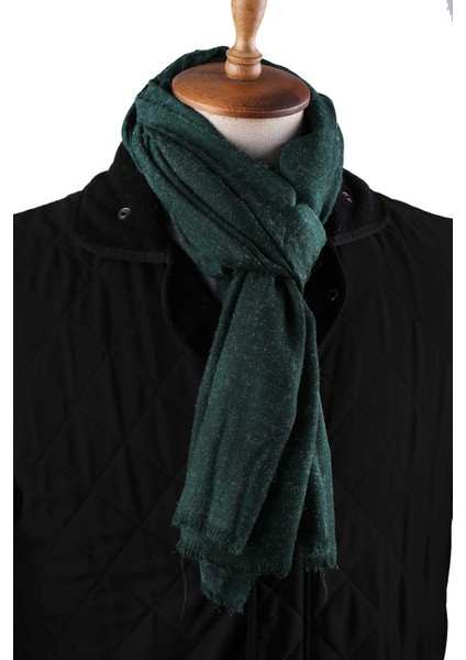 Yeşil Düz Unisex Şal Kaşkol K639