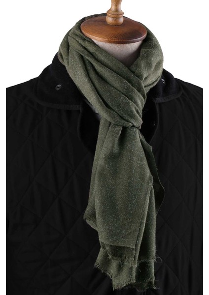 Haki Düz Unisex Şal Kaşkol K637