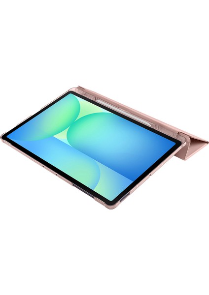 Samsung Galaxy Tab S10 Fe Plus 13.1 Inc (2025) Kalemlikli Standlı Yarı Saydam Hard Pc Kılıf SM-X620 indirimleri