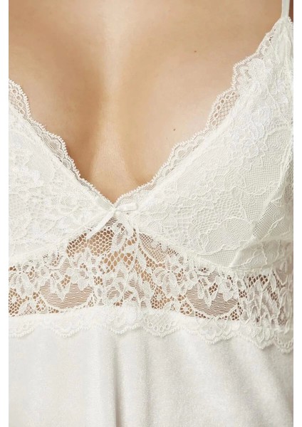 Pierre Cardin 845 Kadife Saten Gecelik