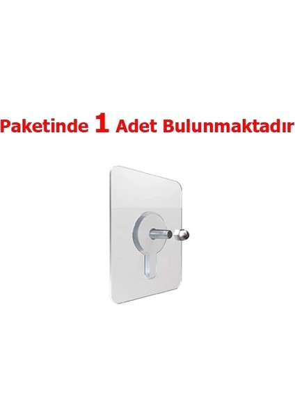 Çerçeve Askısı Süper Güçlü Vidalı Kanca Yapışkanlı Raf Tutucu Askı 1 Li