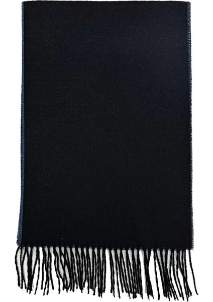 Lacivert - Mavi Çift Taraflı Erkek Kaşkol K624 fırsatları