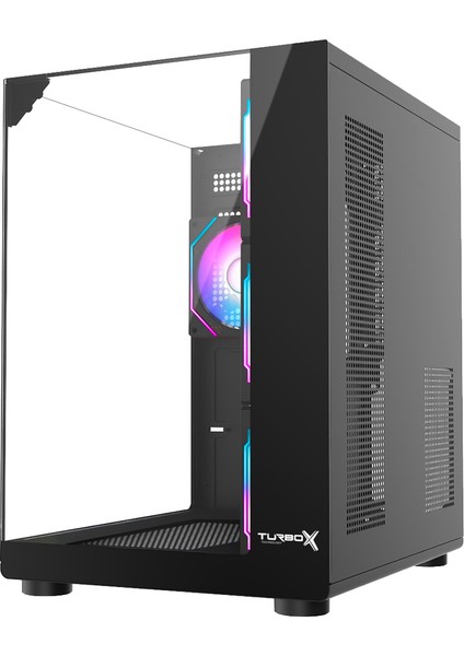 Teras Akvaryum Cam Tasarım 4x Argb Fan 500W Psu USB 3.0 Atx Oyuncu Bilgisayar Kasası