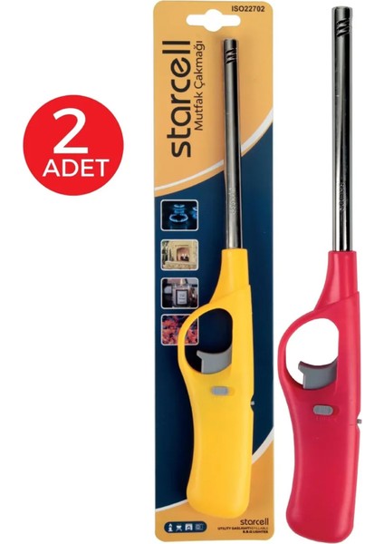 Mutfak Çakmağı 2 Adet Set Starcell K-0530