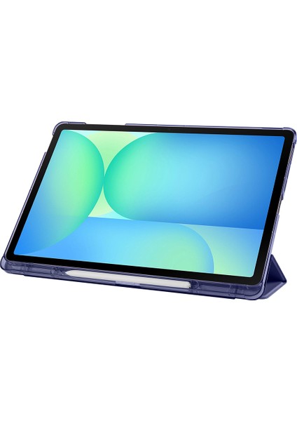 Samsung Galaxy Tab S10 Fe Plus 13.1 Inc (2025) Kalemlikli Standlı Yarı Saydam Hard Pc Kılıf SM-X620 fırsatları