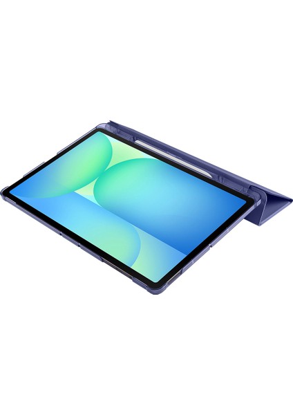 Samsung Galaxy Tab S10 Fe Plus 13.1 Inc (2025) Kalemlikli Standlı Yarı Saydam Hard Pc Kılıf SM-X620 indirimleri