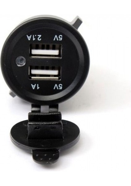 Montajlanabilir Araba Tekne Için Dual USB Şarj Soketi 5V 2.1A 12-24V fiyatları