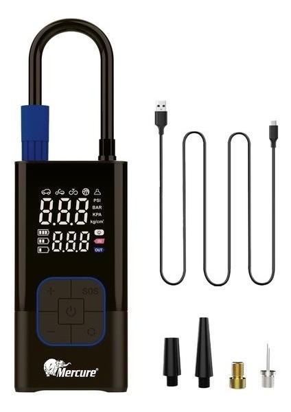 Mini Hava Komp. Şarjlı Lastik Şişirme MC-5641 Merc