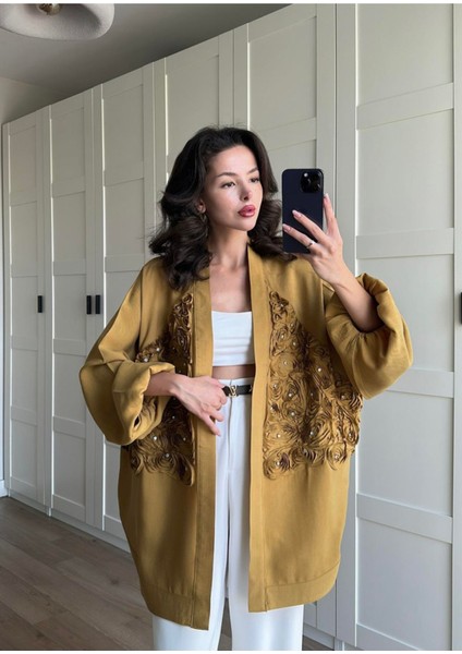Gül Detaylı Premium Kimono indirimleri