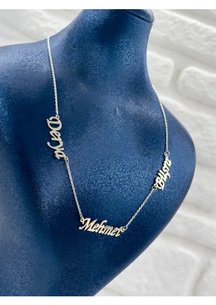 Isme Özel Aile Konseptli Kadın Gümüş Kolye fırsatları