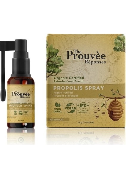 Réponses %100 Doğal Propolisli Boğaz Spreyi Yetişkin 20 ml