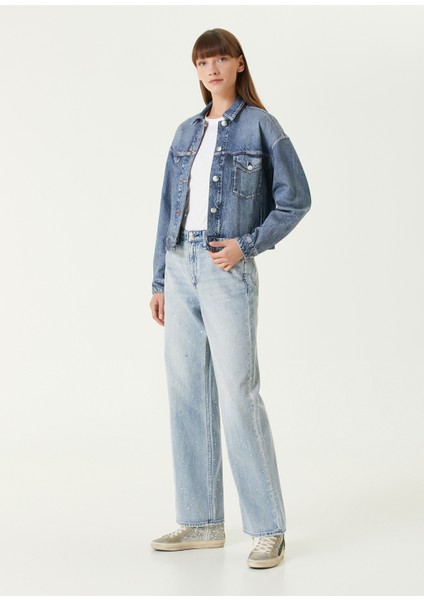 Miramar Mavi Trucker Denim Ceket