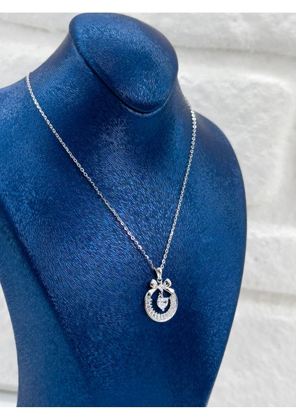 Özel Tasarım Fiyonk Kadın Gümüş Kolye fırsatları