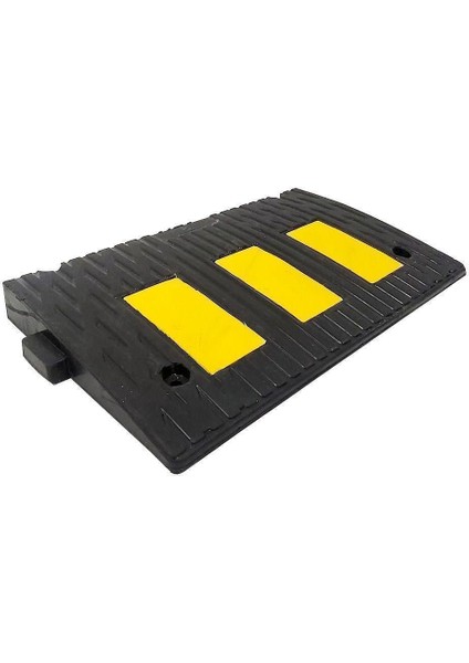 Kauçuk Rampa Set, Otopark Rampası, Kaldırım Rampası 30 x 50 x 4,5 cm - 3 Bantlı - 8,5 Metre modelleri